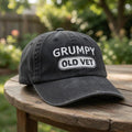 Funny Veteran Embroidered Hat, Vintage Distressed Cotton Dad Cap, Veteran Appreciation Gift