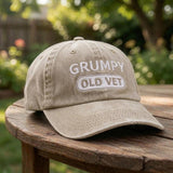 Funny Veteran Embroidered Hat, Vintage Distressed Cotton Dad Cap, Veteran Appreciation Gift