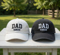 New Dad Embroidered Hat, Vintage Washed Cotton Baseball Cap, First Father's Day Gift