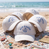 Custom Hat Bikini Embroidered Cap Personalized Beach Vacation Gift Cotton Matching Summer Girls Trip Group Vintage Dad Hat