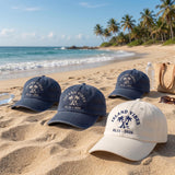 Custom Beach Hats Embroidered Island Vibes Cap Personalized Group Trip Hat Custom Embroidered Date Hat Beach Bachelorette Party Favors Gift