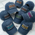 This Is My Drinking Hat, Funny Bachelorette Group Cap, Alcohol Fiesta Weekend Cap, Summer Cruise Vacation Squad Matching Cap, Beer Hat