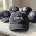 The Man The Myth The Legend Hat, Custom Grandpa Dad Papa Cap, Embroidered Father's Day Gift, Washed Uncle Baseball Hat, Gift for Him