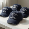 Custom World's Best Dad Grandpa Hat, Father's Day Gift, Papa Dada Baseball Cap, New Dad Gift, Personalized Father's Day Gift for Grandpa