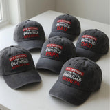 Funny Father's Day Hat - It's Official I'm The Favorite Grandpa Dad Pop Pop Pada Son-In-Law Cap - Favorite Papa Gift-Vintage Embroidered Hat