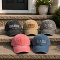 Custom Est 2026 Dad Hat, Personalized Grandpa Daddy Cap, First Father's Day Gift, Embroidered Papa Dada Pops Hat, Vintage Washed Cotton Cap