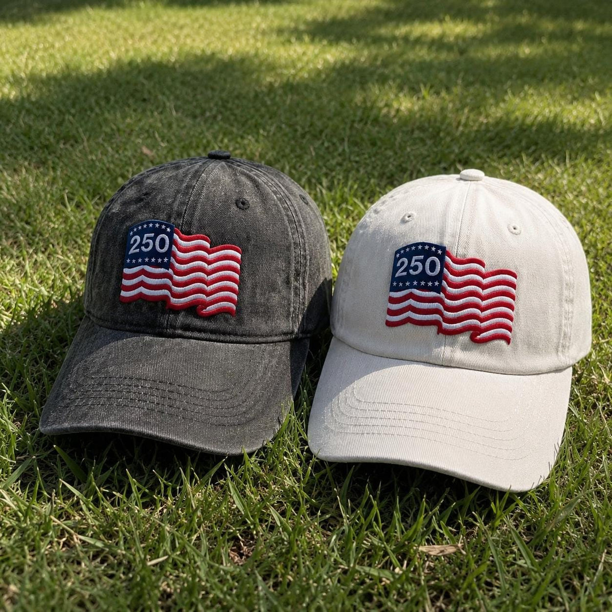 Custom American Flag Embroidered Cap, Patriotic Baseball Hat, July 4th Gift