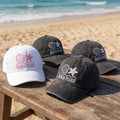 Custom Beach Please Hat Embroidered Seashell Starfish Cap Personalized Summer Beach Caps Funny Bachelorette Party Favors Gifts for Group