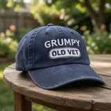 Funny Veteran Embroidered Hat, Vintage Distressed Cotton Dad Cap, Veteran Appreciation Gift