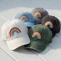 Rainbow Pride Embroidered Hat, Colorful LGBTQ+ Baseball Cap, Equality and Inclusion Gift