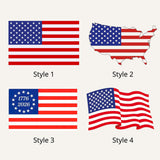 Personalized Family Embroidered Hat, American Flag Baseball Cap, Fourth of July Gift