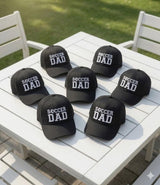 Custom Soccer Dad Embroidered Hat - Personalized Football Parent Cap
