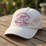 Custom Bachelorette Party Hat, Embroidered Cocktail Social Club Dad Cap, Personalized Bridal Shower Hat, Girls Trip 2026 Bridesmaid Gift