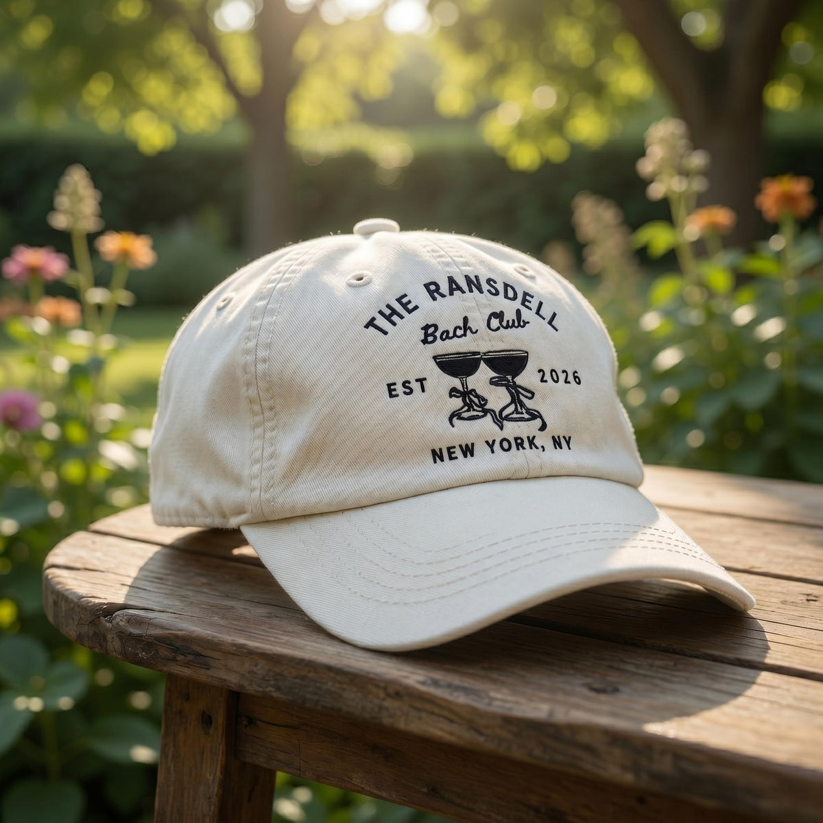 Custom Bachelor Party Hat, Embroidered Cocktail Bach Club Dad Cap, Personalized Groomsmen Hat, New York Guys Trip 2026 Groom Squad Gift