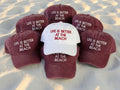 Beach Vacation Embroidered Hat, Matching Bachelorette Party Baseball Cap, Coastal Girls Trip Gift
