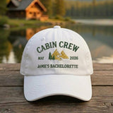 Custom Cabin Crew Embroidered Hat, Bachelorette Party Baseball Cap, Matching Bridal Group Gift