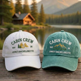 Custom Cabin Crew Embroidered Hat, Bachelorette Party Baseball Cap, Matching Bridal Group Gift