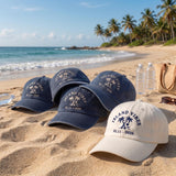Custom Beach Hats Embroidered Island Vibes Cap Personalized Group Trip Hat Custom Embroidered Date Hat Beach Bachelorette Party Favors Gift