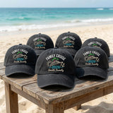 Custom Family Cruise 2026 Hat, Personalized Last Name Cruise Dad Cap, Embroidered Washed Cotton Hat, Matching Family Vacation Gift