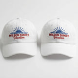 Custom Family Beach Vacation Embroidered Hat, Personalized Cotton Baseball Cap, Matching Trip Gift