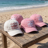 Custom Tropical Summer Hat Embroidery Beach Dad Cap Personalized Embroidered Baseballs Hats Bachelorette Party Favors Cute Gift for Her
