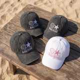 Custom Beach Please Hat Embroidered Seashell Starfish Cap Personalized Summer Beach Caps Funny Bachelorette Party Favors Gifts for Group