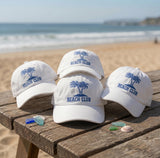 Custom Beach Club Embroidered Dad Hat | Matching Family Vacation Baseball Cap Men Women | Summer Cruise Group Trip Gift Palm Tree Ocean Hat