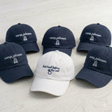 Personalized Mountain Bride Embroidered Hat, Custom Camp Bachelorette Baseball Cap, Girls Weekend Gift