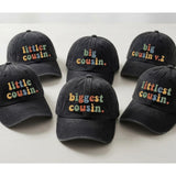 Custom Family Group Embroidered Hat, Vintage Washed Cotton Baseball Cap, Reunion Gift