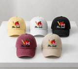 Custom Apple Embroidered Teacher Hat, Personalized Educator Baseball Cap