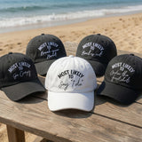 Most Likely To Bachelorette Hats | Custom Bridal Party Dad Cap | Funny Bridesmaid Matching Hats | Personalized Gift For Her Wedding Group