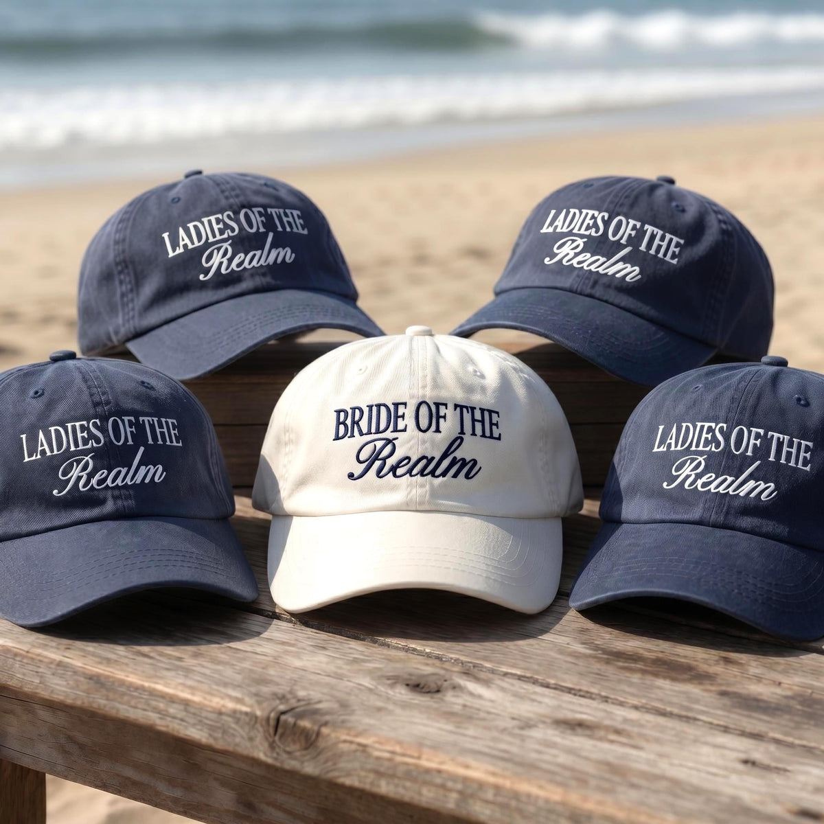 Custom Bridal Party Hats | Something Bachelorette Caps | Personalized Bridesmaid Hat | Vintage Washed Cotton Fantasy Wedding Gift