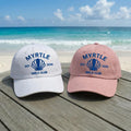 Personalized Girls Trip Shell Embroidered Hat, Custom Bachelorette Beach Cap