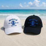 Personalized Girls Trip Shell Embroidered Hat, Custom Bachelorette Beach Cap