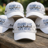 Custom Hot Husband Hat Embroidered Name Baseball Cap Funny Wife Summer Gift Honeymoon Vacation Cap Personalized Unisex Dad Hat Wifey Gift