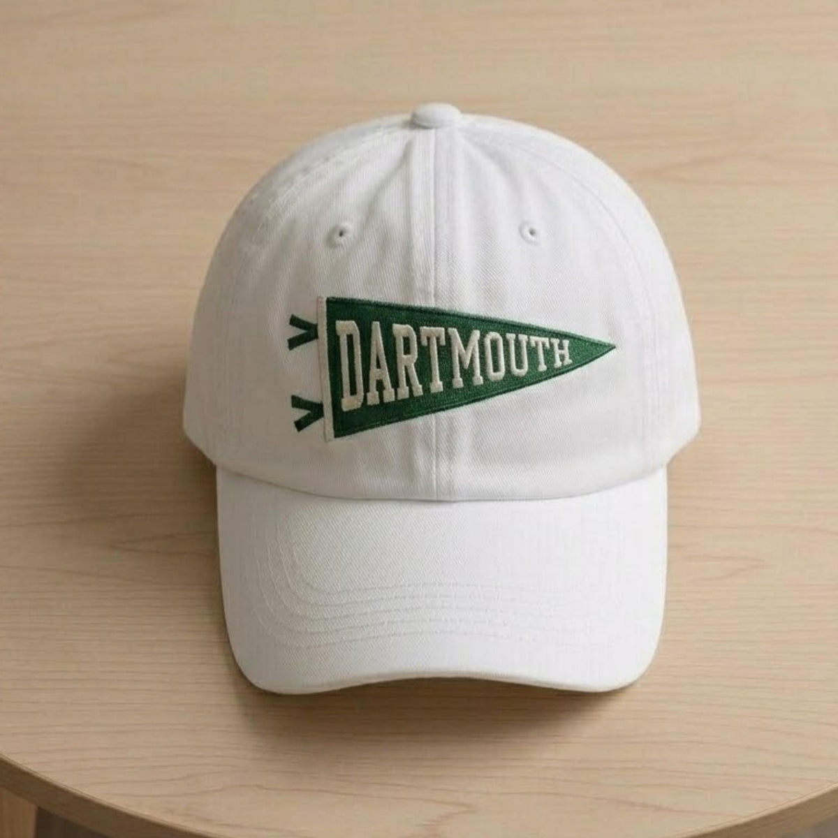Custom College Pennant Embroidered Hat, Personalized University Flag Baseball Cap