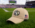 Personalized Soccer Ball Embroidered Hat, Custom Name Football Baseball Cap