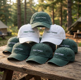 Custom Happy Camper Hat, Embroidered Camping Baseball Cap, Matching Family Camp Hats, Nature Lover Gift, Outdoor Adventure Gift, For Her