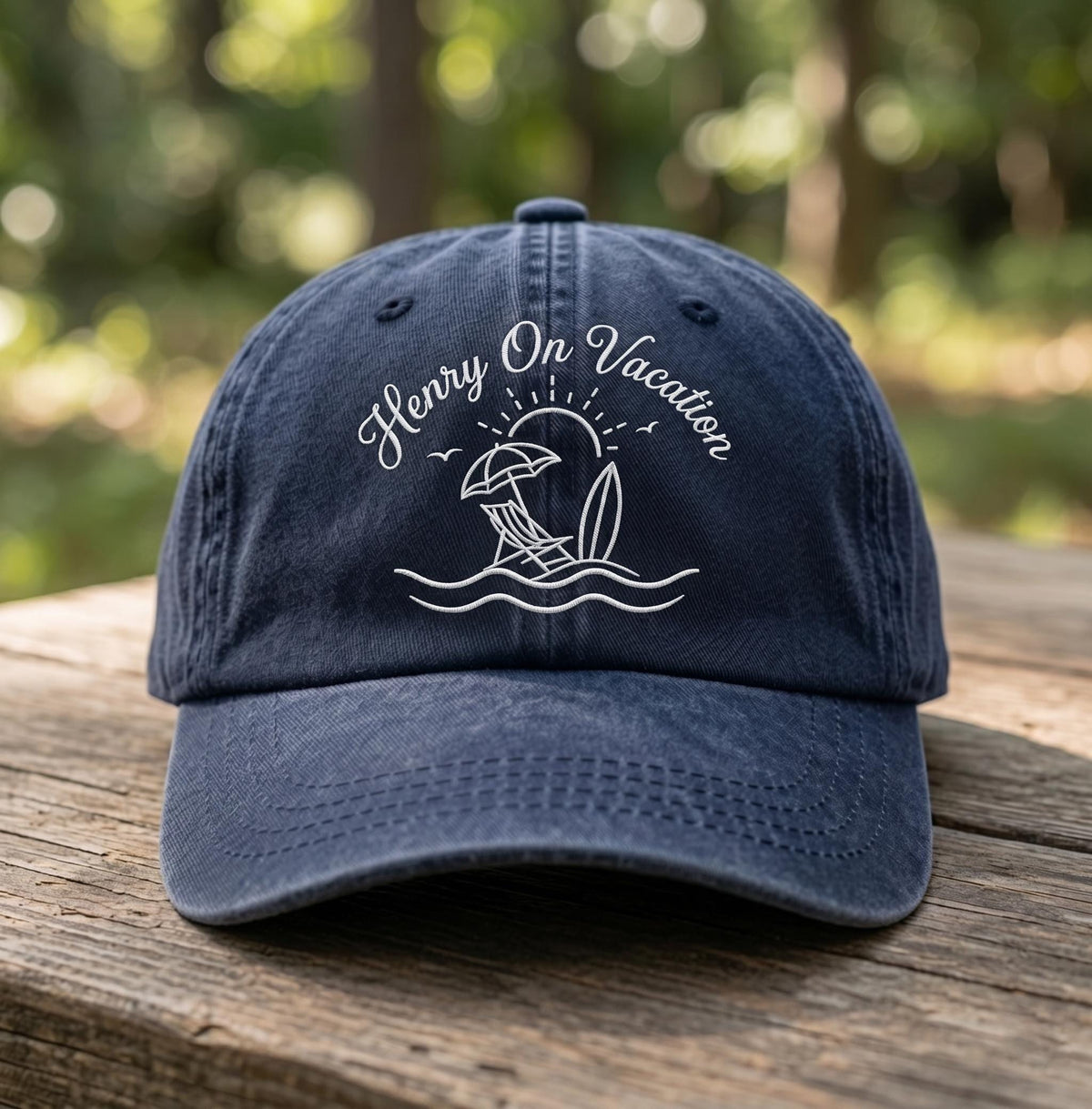 Custom Honey On Vacation Hat, Embroidered Beach Baseball Cap, Matching Summer Family Hats, Girls Trip Gifts, Beach Vacation Favors, For Her