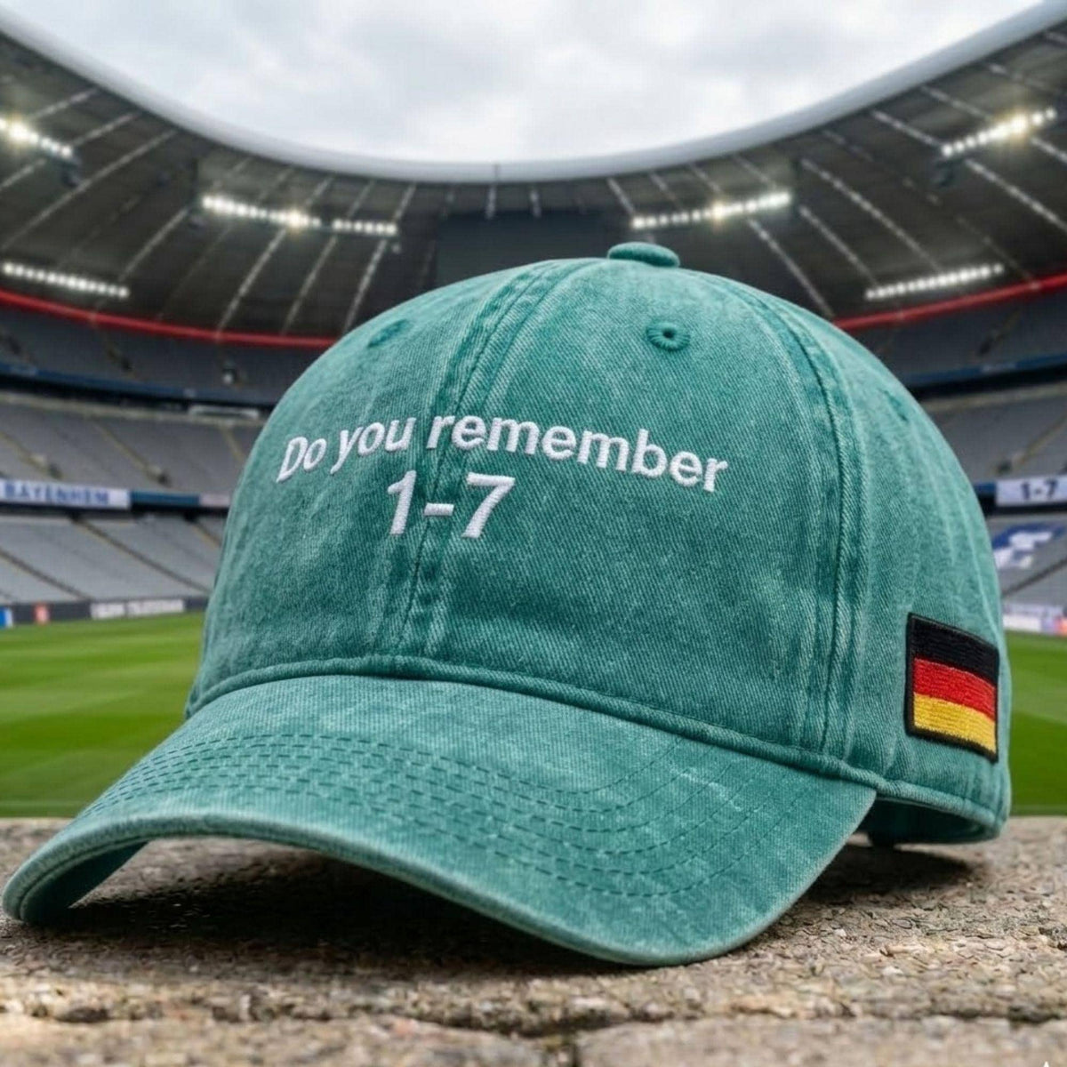 2026 Soccer 1-7 Embroidered Hat – Germany Football Rivalry Baseball Cap, Soccer Fan Gift