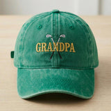 Custom Golf Embroidered Dad Hat, Washed Cotton Baseball Cap, Golf Lover Gift for Dad