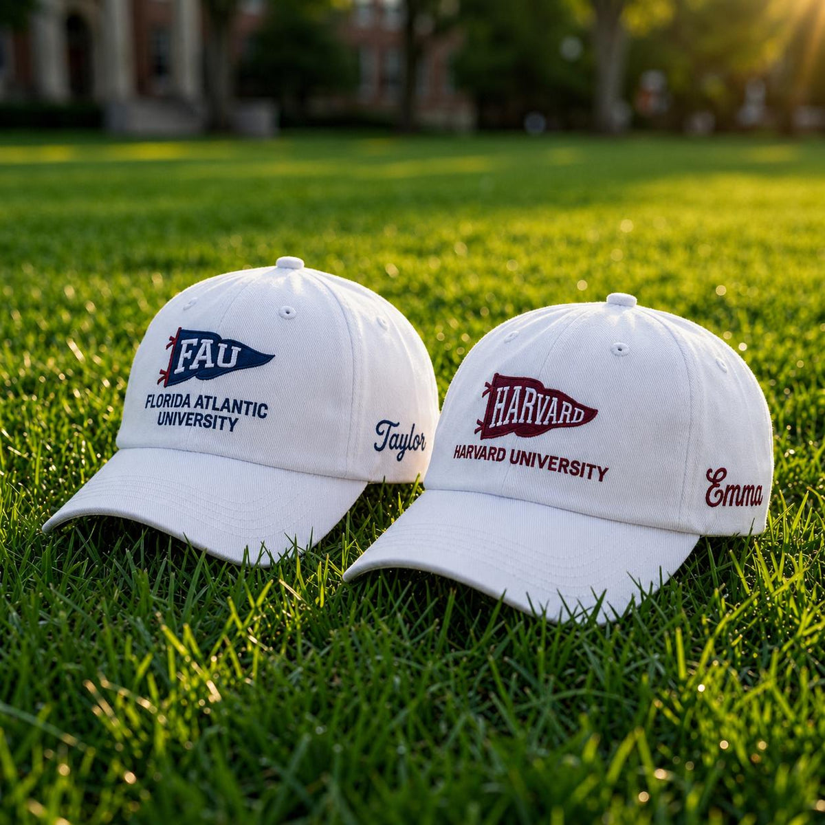 Personalized College Embroidered Hat, Custom School Name Baseball Cap, Class of 2026 Graduation Gift