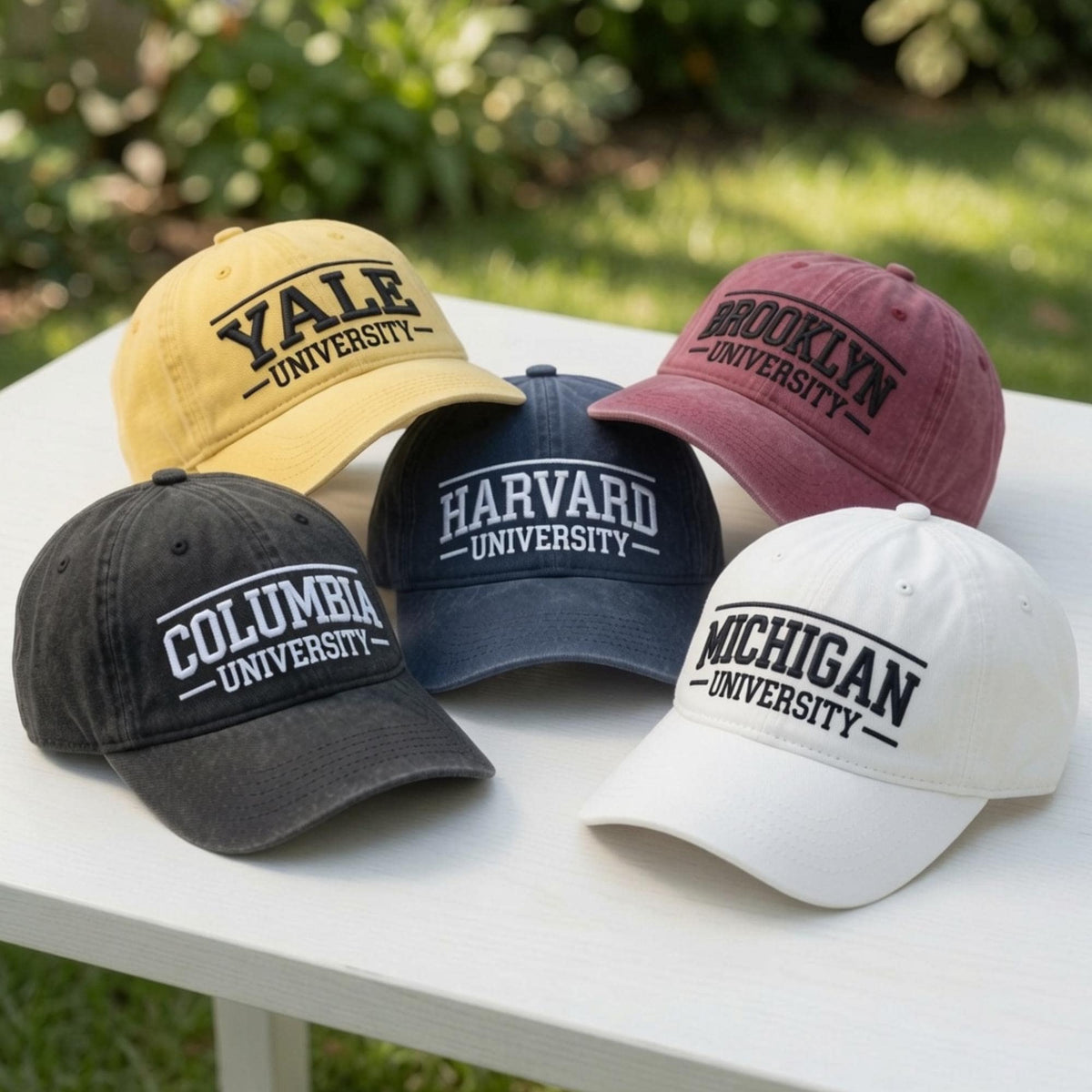 Custom University Embroidered Hat, Back To School Cap, Personalized College Name Cap, Student Gift, Embroidered Varsity Style Hat,Campus Hat