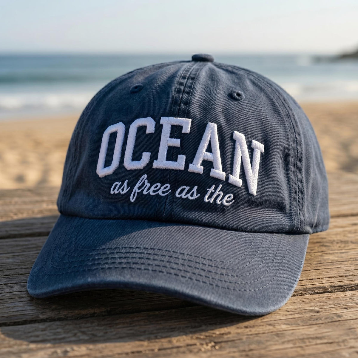 Custom Beach Hat, Personalized Summer Vibes Dad Cap, Embroidered Sunshine Sun Hat, Salty But Cute Washed Cotton Hat, Girls Trip Ocean Gift