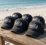 Lake Life Custom Hat, Personalized Hashtag LakeLife Dad Cap, Embroidered Washed Cotton Trucker Hat, Matching Group Camp Vacation Gift