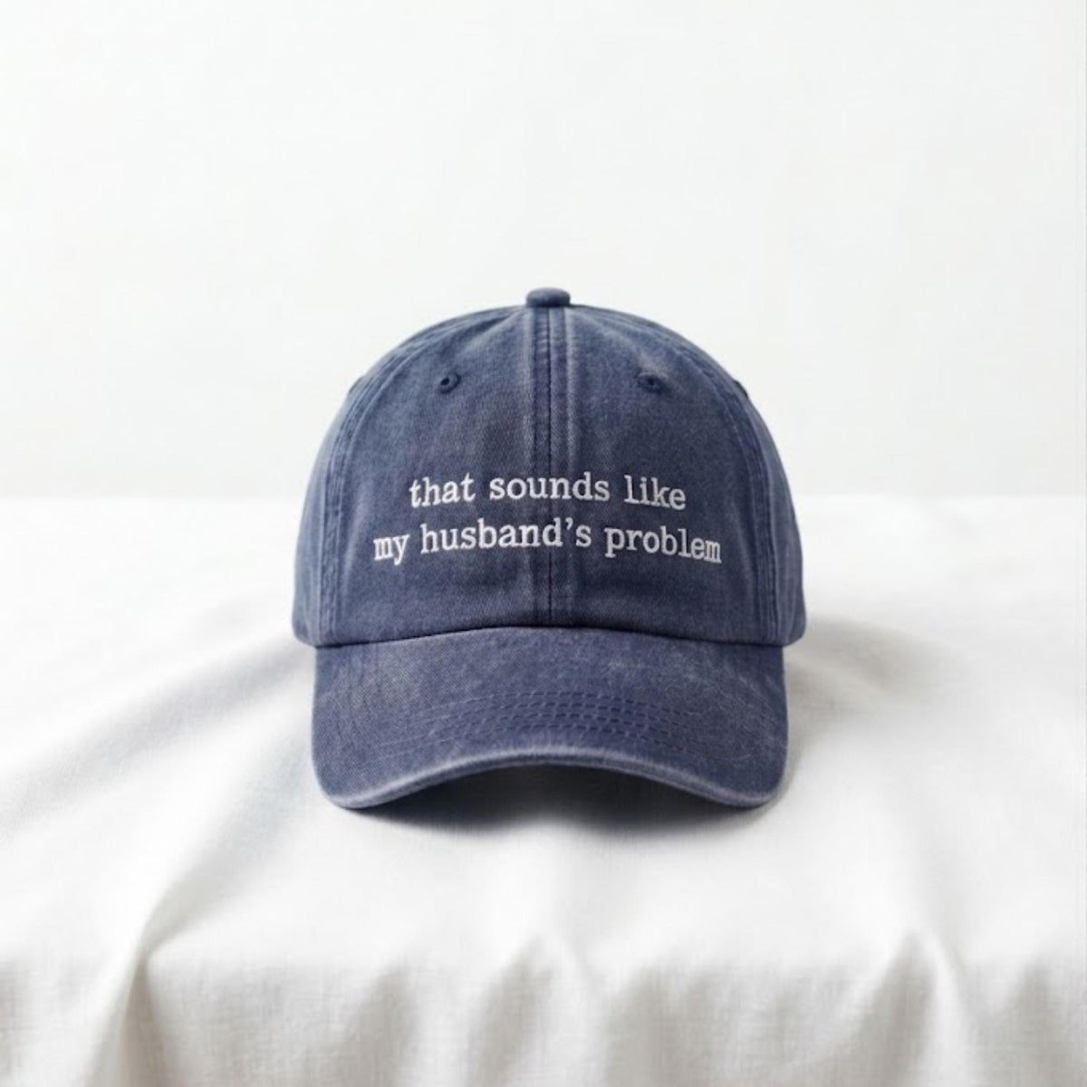 Funny Wife Embroidered Hat, Sarcastic Marriage Humor Baseball Cap, Couple Gift