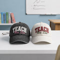 Personalized Mrs Teacher Embroidered Hat, Custom Name Baseball Cap, Teacher Appreciation Gift