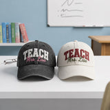 Personalized Mrs Teacher Embroidered Hat, Custom Name Baseball Cap, Teacher Appreciation Gift