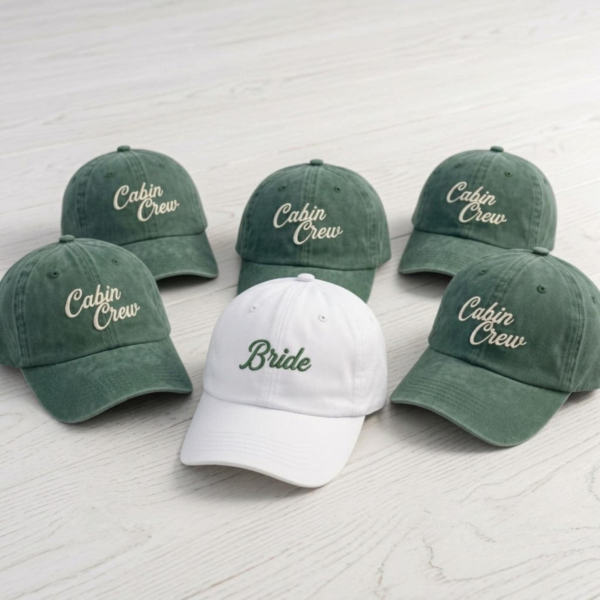 Custom Camping Bachelorette Embroidered Hat, Personalized Lake Trip Baseball Cap, Bridal Party Gift