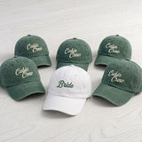 Custom Camping Bachelorette Embroidered Hat, Personalized Lake Trip Baseball Cap, Bridal Party Gift